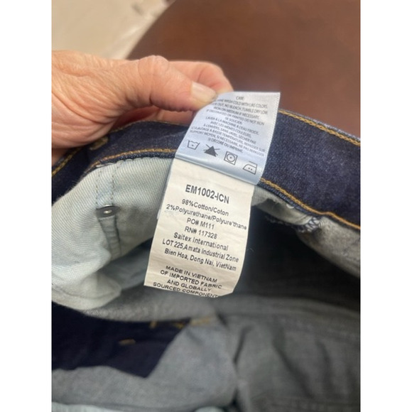 EDWIN Jeans 31 x 32 JACE Straight COOPER Leg Blue Denim Stretch $168 - Picture 7 of 10